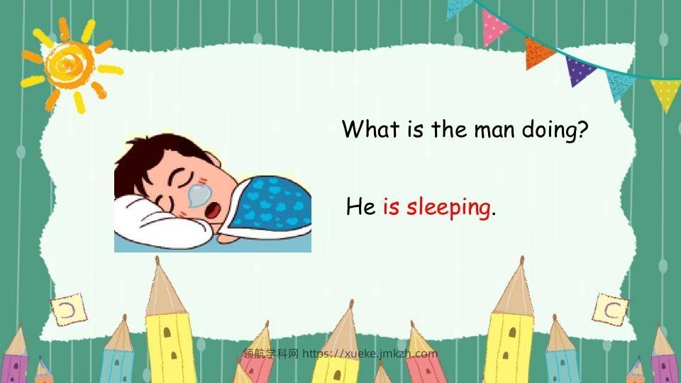 图片[2]-五年级英语下册现在进行时（人教PEP版）-领航学科网